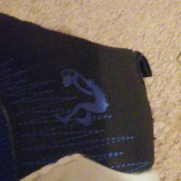 Black and blue boys tenni shoes - Picture 3 of 3